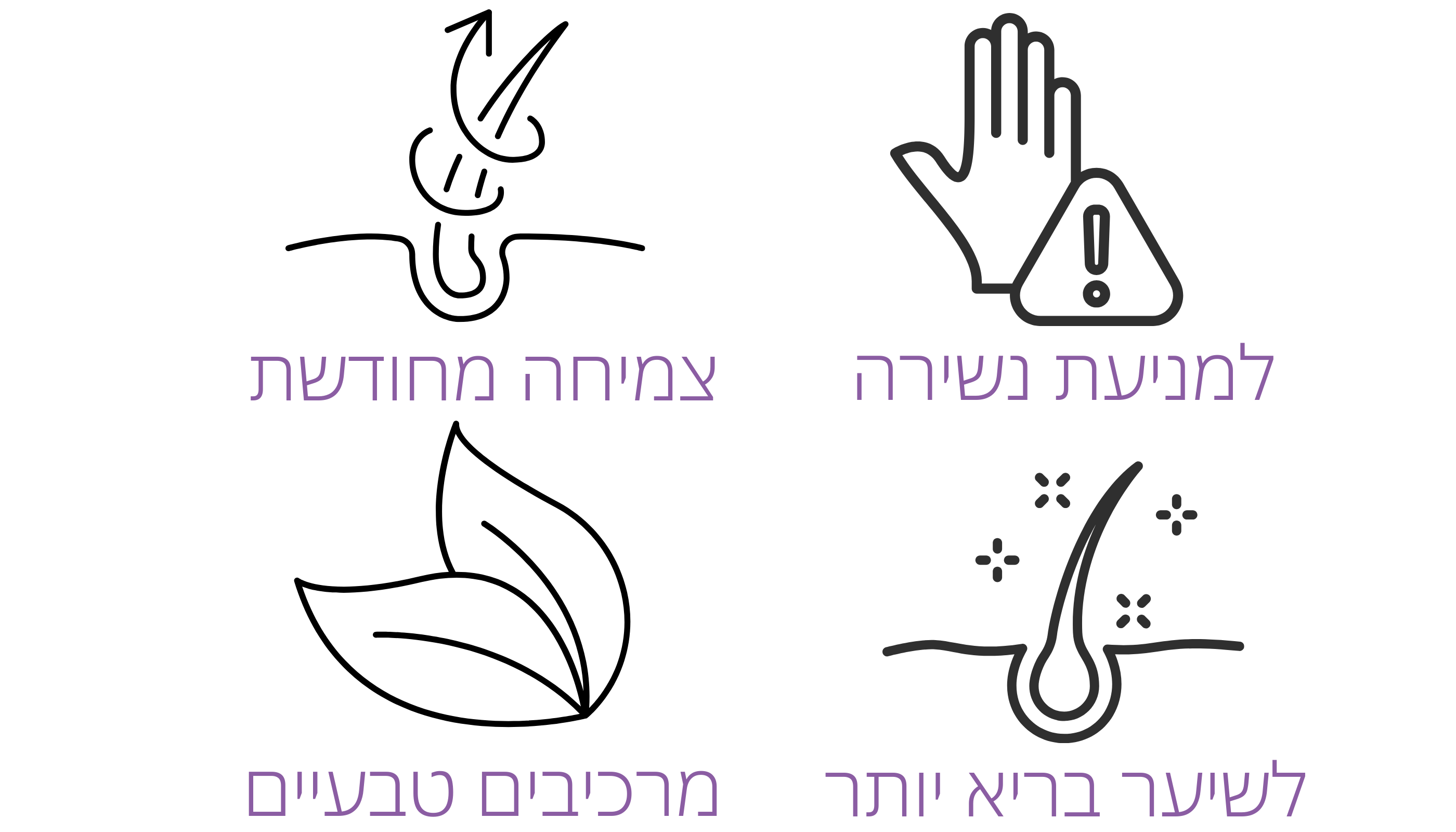 שמן גולד 100% טבעי: למניעת נשירת שיער ועידוד צמיחת שיער
מתאים לכל סוגי וסיבות לנשירת השיער, כולל נשירה הנגרמת מגיל, גנטיקה, הריון, הורמונים ולחץ.